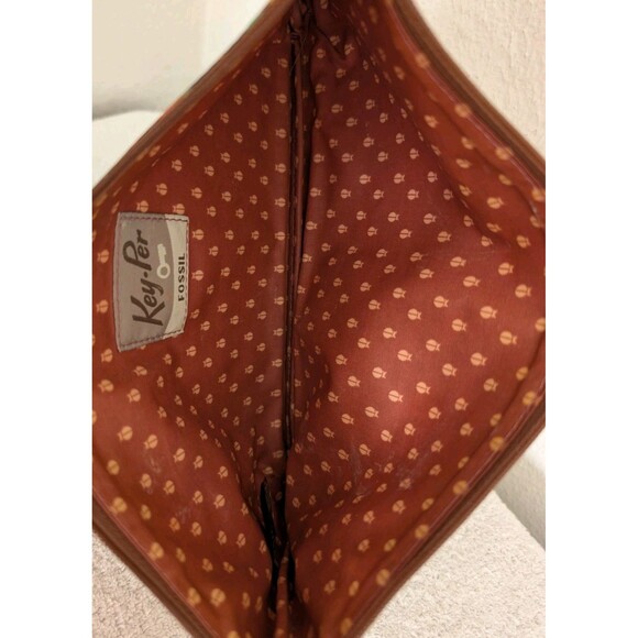 Lot of 3 Fossil Key Per Clutch Travel Pouches Pouch Wallet Zip Floral - Picture 5 of 16